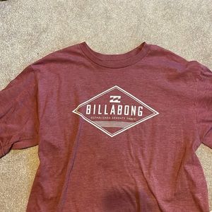 Billabong red t shirt